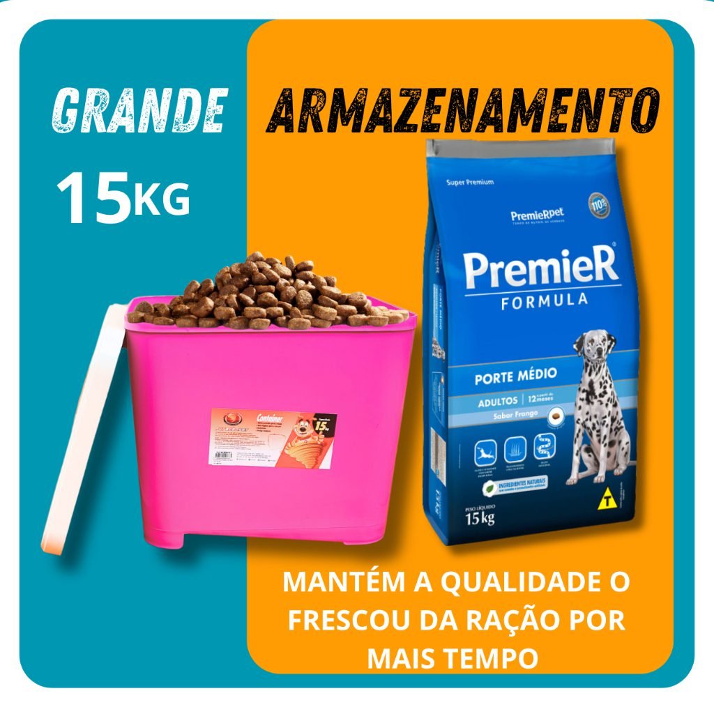Foto-do-Porta-Racao-de-15-Kg-com-pa-dosadora-1 Como Armazenar a Ração do Seu Pet de Forma Correta
