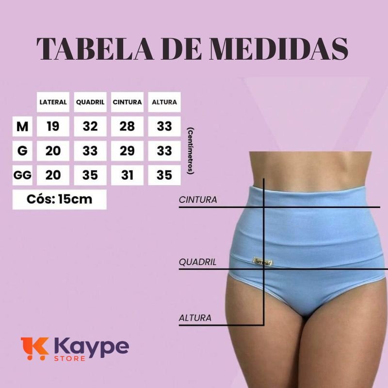 Kit-5-Calcinhas-Cos-Alto-Modeladora-15cm-MoldelaFem-8 Calcinha Modeladora com Cós Alto: Descubra os Benefícios do Kit com 5 Peças Mais Vendido em 2025