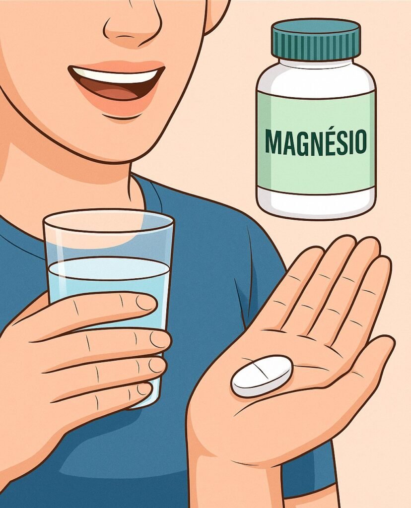 Tomar-Magnesio-828x1024 Magnésio: Para Que Serve, Benefícios e Como Tomar Corretamente 2025